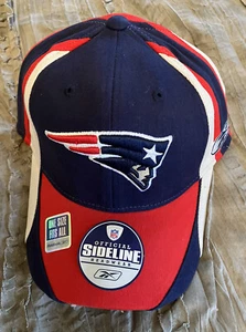NEW ENGLAND PATRIOTS Football VINTAGE Hat REEBOK One Size Cap NFL New FREE SHIP - Picture 1 of 3