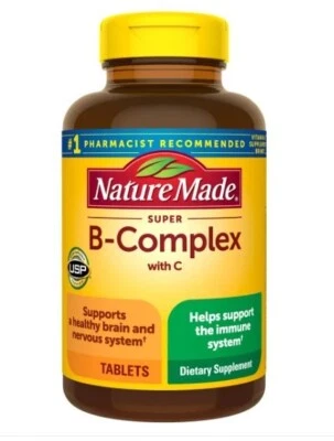 Complejo Super B Nature Made con ácido C y fólico 460 comprimidos Foto 1 de 2