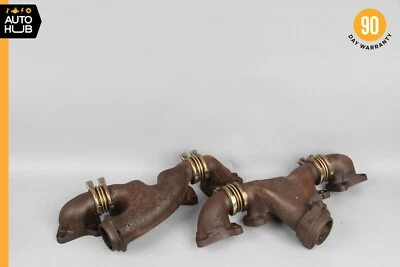 92-99 Mercedes W140 S500 400SEL V8 Juego de 2 colectores de escape derecho e izquierdo OEM Foto 1 de 4