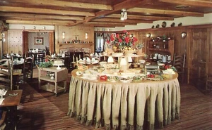 Surrey House Esszimmer Hommel Village Oklahoma 1958 Werbung Postkarte - Bild 1 von 2