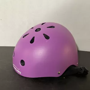 Kids 2-8 Bike Helmet Size Sm (19.29-21.30 inches) Skateboard Adjustable Purple - Picture 1 of 12