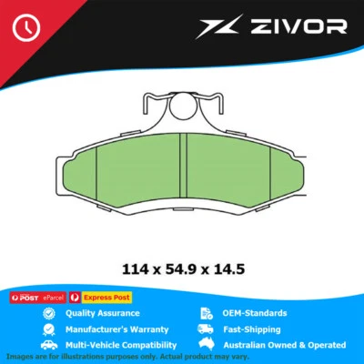 PROTEX Ultra Brake Pads - Rear For MITSUBISHI MAGNA ES, VR-X TW 6G74 #DB1204CP - image 1 of 4