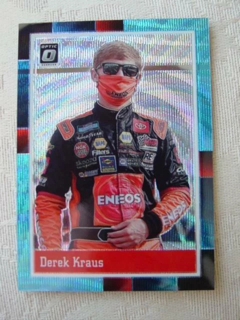 2021 Panini Donruss - Derek Kraus #78 - Optic Carolina Blue Wave Prizm Retro - Image 1 of 2