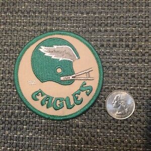Philadelphia Eagles VINTAGE  Embroidered iron On Patch 3”X 3” NFL Nice