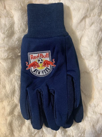 New York Red Bull Team Color Sport Utility Gloves. Officially Licensed Cover