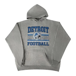 Detroit Lions NFL Hoodie Sweatshirt Vintage Adult Collegiate Style - Picture 1 of 3