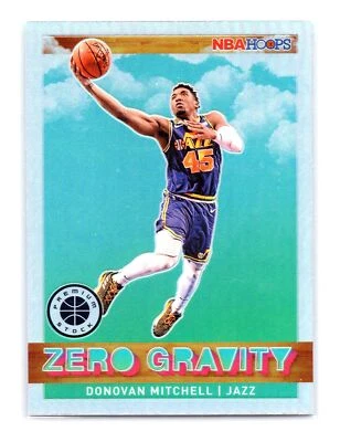 2019-20 Hoops Basketball #8 Donovan Mitchell Zero Gravity Holo Utah Jazz - Image 1 of 2