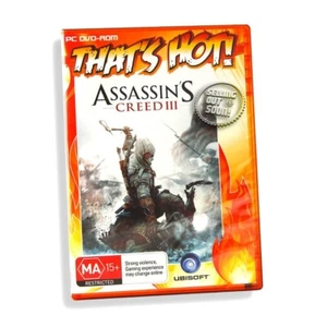Assassin's Creed III PC 3 *NEW *SEALED *DVD-ROM Assassins Windows Game Ubisoft - Picture 1 of 1