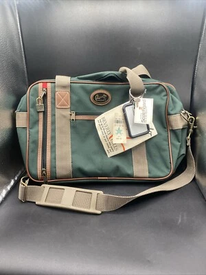 "Bolso de viaje retro Ricardo Beverly Hills negro protegido por Scotchgard con etiquetas 15""" Foto 1 de 4