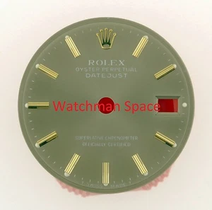 Original Lady Rolex Datejust 26mm 6916, 69173, 79178 Slate Stick Dial 2/T #L9 - Picture 1 of 6