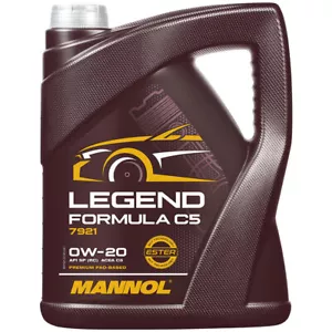 5 litros MANNOL 0W-20 Legend Formula C5 aceite de motor ACEA API SP (RC) sintético - Imagen 1 de 2