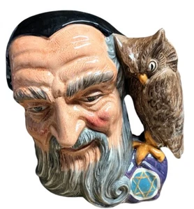 VINTAGE ROYAL DOULTON MERLIN CERAMIC MUG WITH OWL 1959 COPYRIGHT - Picture 1 of 10
