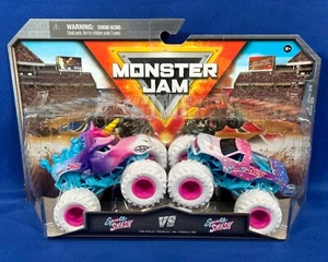 SPARKLE SMASH UNICORN vs SPARKLE SMASH TRUCK - Monster Jam 2-Pack 1/64 Scale - Picture 1 of 7