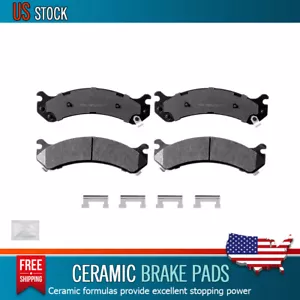 Pastillas de freno delanteras de cerámica con herrajes para GMC Savana Sierra 1500 2500 3500 Yukón - Imagen 1 de 6