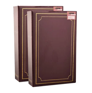 Photo Album Slip in case 6x4''/10 x 15cm Holds 300 Photos Pack of 2 - Picture 1 of 27