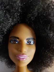 NEW 2022 Barbie NUDE Doll AFRICAN AMERICAN DOLL WITH AFRO - Picture 1 of 10