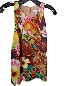NUOVO***J. TOP floreale in seta CREW tg 10 multicolore!! - Foto 1 di 6