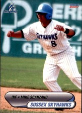 2007 Sussex Skyhawks Choice #16 Mike Scanzano Marlton New Jersey Baseball Card