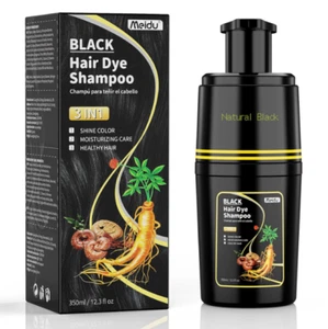 Hair Dye Shampoo 3 in 1 Hair Shampoo Instant Hair Dye Herbal Ingredients Gift US - Picture 1 of 6