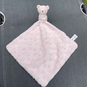 Sainsburys TU Pink Bear Swirls Comforter Soft Teddy Toy Cuddle Blankie Swirly - Picture 1 of 6