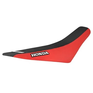 2009-2012 HONDA CRF 450 SEAT COVER by Enjoy MFG RED & BLACK FULL GRIPPER #45 - Picture 1 of 6