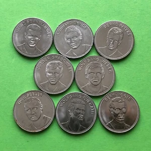 8 Shell Jetons / Medaillen zur Fußball WM 1970 Mexico (S4-8-153 - Bild 1 von 2