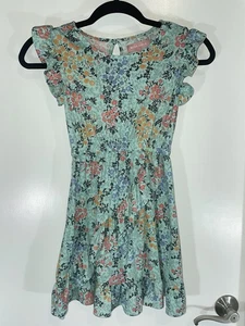 BCBG GIRLS SEAFOAM GREEN BLUE SUMMER DRESS SIZE S 7/8 154565 - Picture 1 of 8