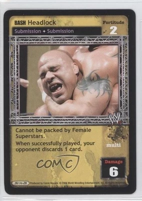 2006 WWE Raw Deal Trading Card Game Expansion 20: Great American Bash Headlock - Image 1 of 2
