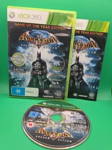 MINT DISC Xbox 360 Batman Arkham Asylum Game GOTY Edition PAL Complete W Manual - Picture 1 of 3