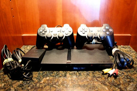 Sony PlayStation 2 Slim PS2 SCPH-75001 Console System OEM Bundle - "TESTED"