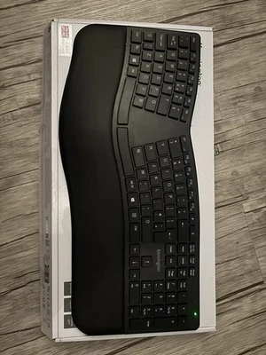 Kensington Pro Fit Ergo Wireless Keyboard UK Layout, Ergonomic - Image 1 of 2