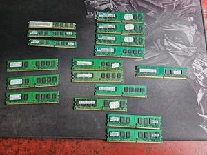 17 DDR2 RAM-Module mit 34 GB, Arbeitsspeicher ungetestet vielleicht intakt - Afbeelding 1 van 7