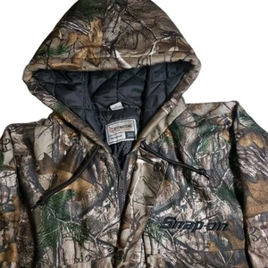Snap-On RealTree Camo Coat Destinations Workwear Hooded Jacket Sz XL - Picture 1 of 10