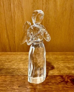 4 Zoll authentische Swarovski betender Engel Figur liebevolle Bindung SEHR SCHWER ZU FINDEN - Bild 1 von 7