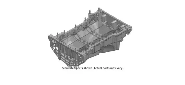 Genuine GM Oil Pan 12716568 - Image 1 of 3