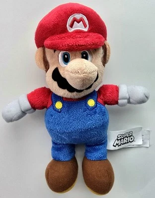 Jakks Pacific Super Mario 2022 Mario Plush 9" - Image 1 of 4