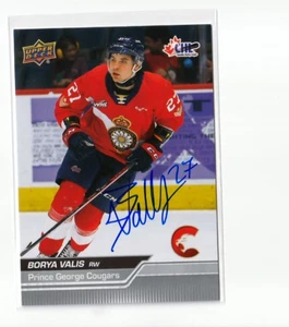 BORYA VALIS autographed SIGNED '23/24 Upper Deck CHL card TORONTO MAPLE LEAFS - Picture 1 of 1