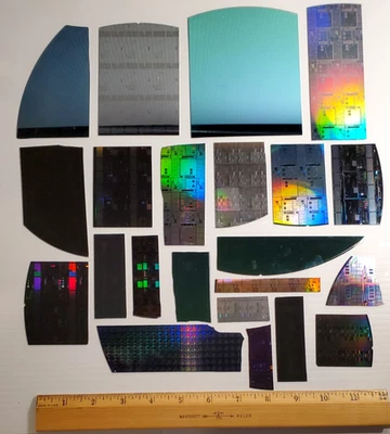 Lote de chips de memoria IC semiconductores de silicio genuinos para proyectos y educación lote L Foto 1 de 4
