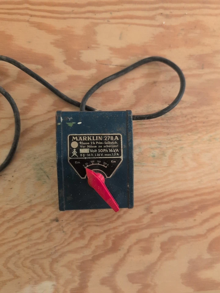 Transformador Marklin HO #278A Hecho en Alemania ~ NO PROBADO Foto 1 de 4