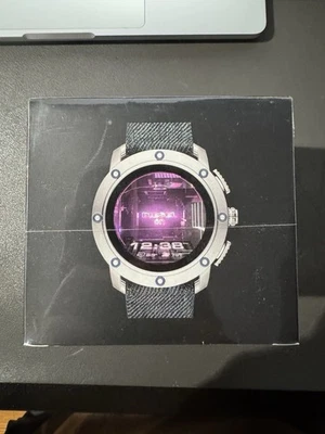 New Diesel Axial Blue Demin Men's Smartwatch DZT2015 SEALED! Free Shipping. - Image 1 of 4