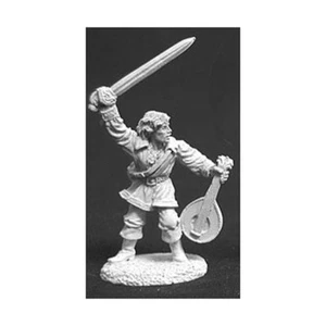 Reaper Dark Heaven Metal 28mm Alfred Redlute - Male Bard Pack New - Imagen 1 de 1