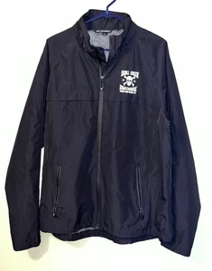 Hilton Head Island Skull Creek Boathouse Black Windbreaker Jacket L - Picture 1 of 2