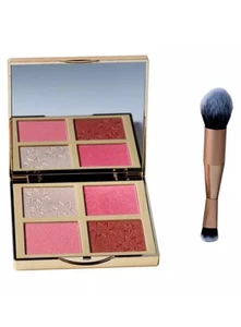 NEU No7 Shimmer Face Palette. 2 Rouge 1 Highlighter 1 Bronzer Set. GESCHENK. UVP 35£ - Bild 1 von 2