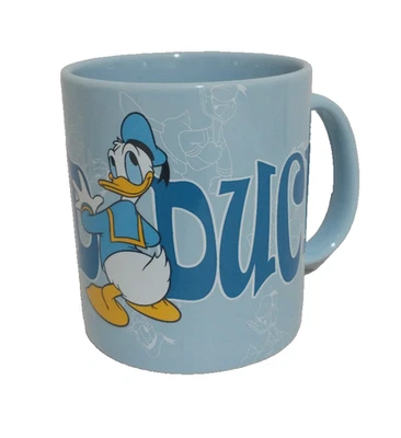 DONALD DUCK - Azul - Taza clásica de Disney Store - Cómica pose de botín grande con nombre Foto 1 de 4
