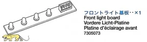 Vordere Licht-Platine für Tamiya Leopard 2A6 (56020) - 1:16 - 7305073 - Bild 1 von 1
