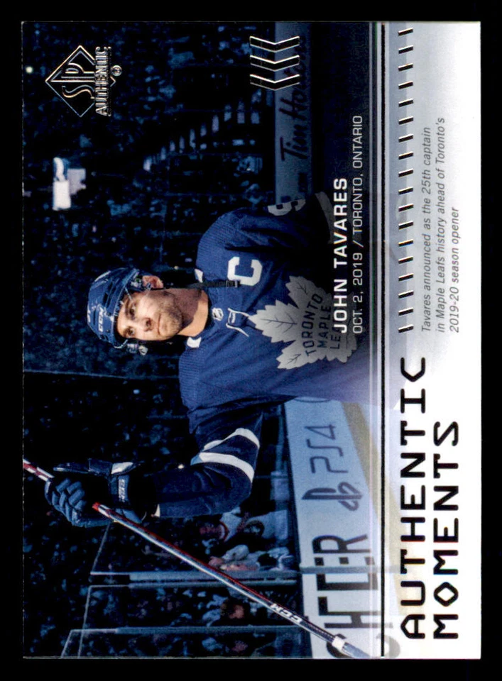 2019-20 SP Authentic #112 John Tavares AM - Image 1 of 2
