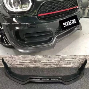 Carbon Fiber Front Bumper Lip Splitter For Mini Cooper Countryman JCW F60 21-23 - Picture 1 of 8