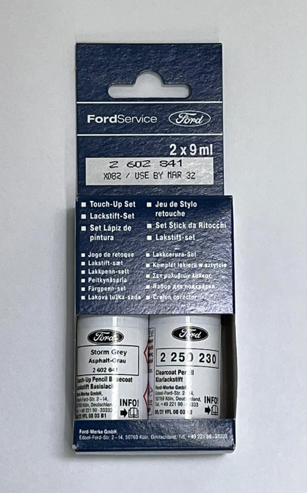 (1075€/1L) Original Ford Lackstift Asphalt Grau Pinsel Lack Stift 2602841 - Bild 1 von 1