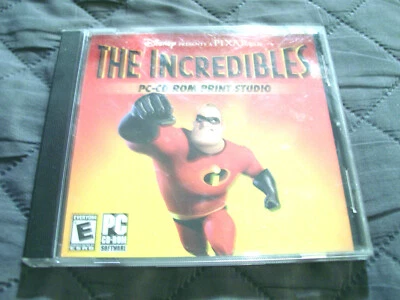 Disney Pixar The Incredibles PC-CD ROM PRINT STUDIO (Windows 98/Me/XP) - Image 1 of 3