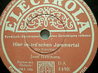 JOSEF HERRMANN "Hier im ird'schen Jammertal / Lied des schwarzen Studenten" 1941